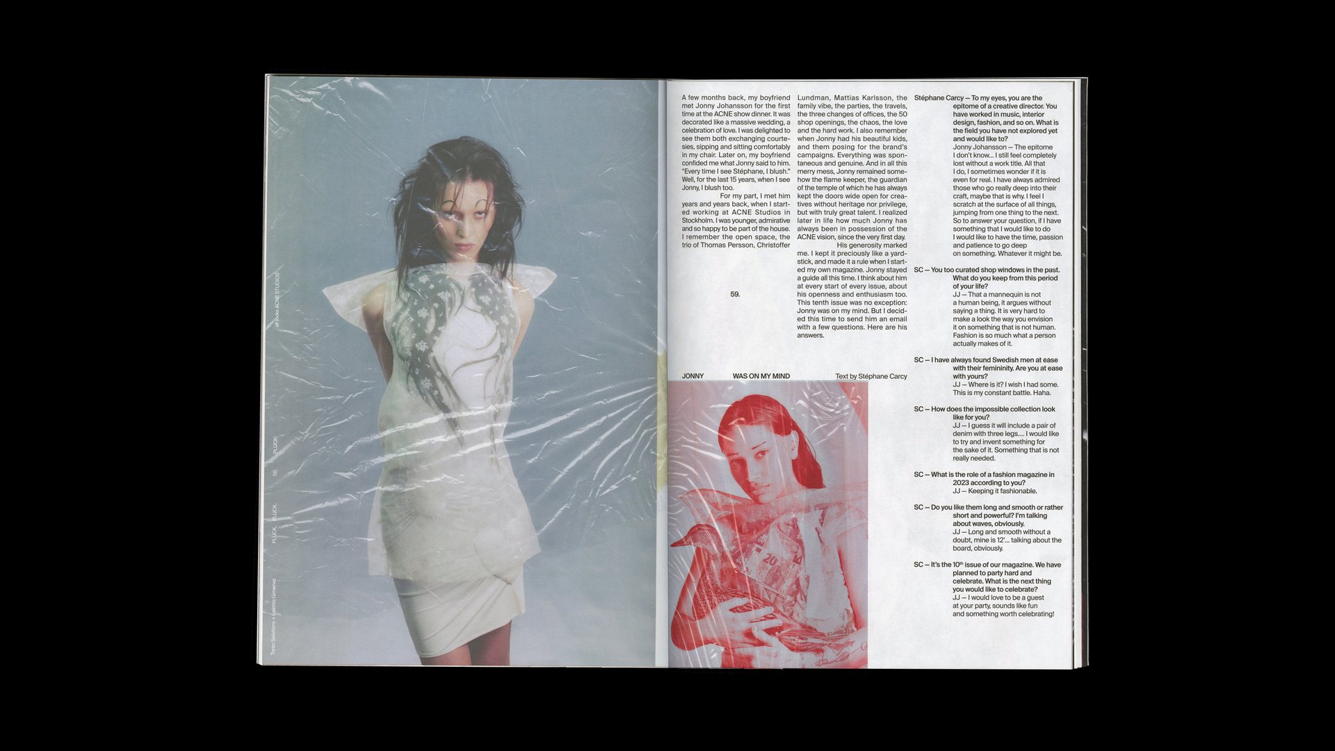 Carcy — double page du magazine, vue 18 — Les Graphiquants